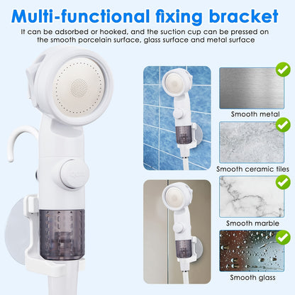 Rechargeable Electric Camping Shower Pump - Portable Outdoor Shower for Hiking, Climbing, Beach & Backpacking, USB Rechargeable Submersible Water Pump for Car Washing, Pet Bathing, Crop Watering & Garden Irrigation