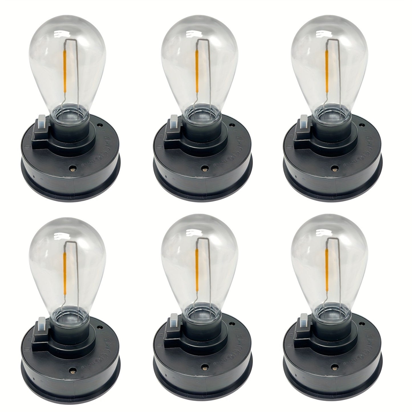 Solar Lantern Replacement Bulb IP65 Waterproof – Outdoor Solar Light Accessory, Top Bulb Replacement Kit | 2, 6 or 12 Pack