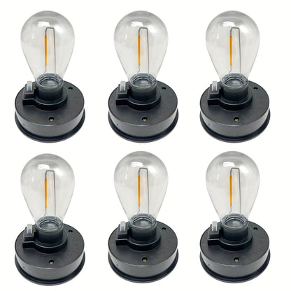 Solar Lantern Replacement Bulb IP65 Waterproof – Outdoor Solar Light Accessory, Top Bulb Replacement Kit | 2, 6 or 12 Pack