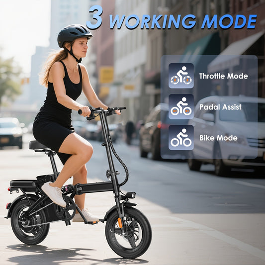 Folding E-Bike 14" – 48V 10AH Removable Battery 350W Motor