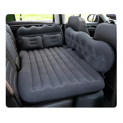 SUV Air Mattress Inflatable Car Bed Portable Camping Mattress Universal Flocked Blow Up Bed for SUV Trunk Back Seat with Storage Bag Repair Kit for Car Camping Travel Road Trip Multiple Colors