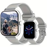 Silvery-Silicone Single Strap