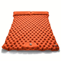 Double Orange Inflatable Sleeping Pad