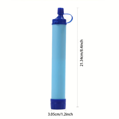 Portable Water Filter Straw for Outdoor Survival – Lightweight ABS Filtration Bottle for Hiking, Camping, Trekking & Emergency Use, Filters Springs, Streams, Lakes & Tap Water – 2 or 4 Pack