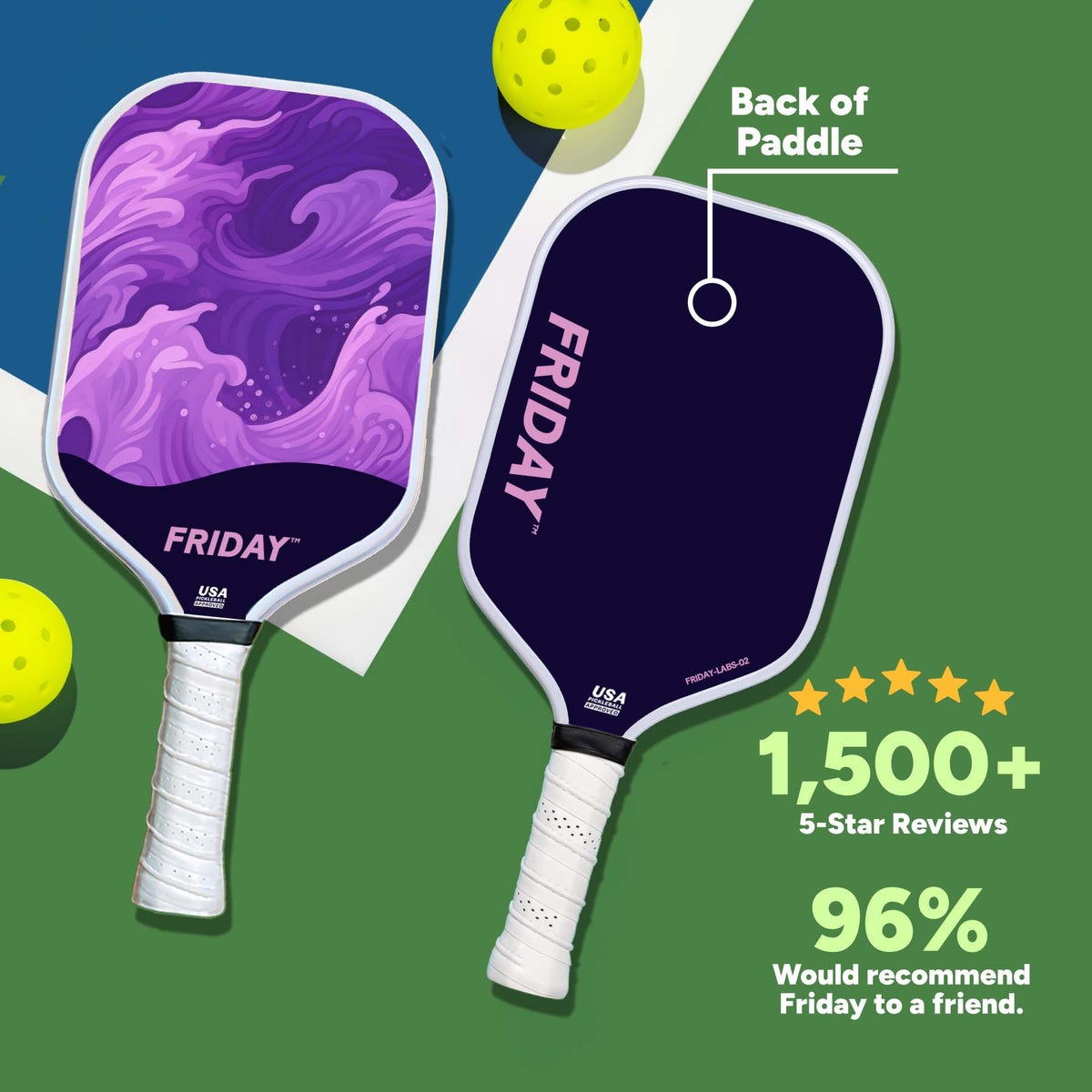 Pickleball Paddle source view 60