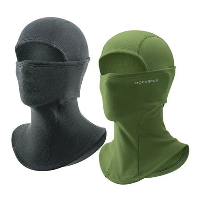 Balaclava Mask Deep-Green / Thick-fleece-Deepgray2 option