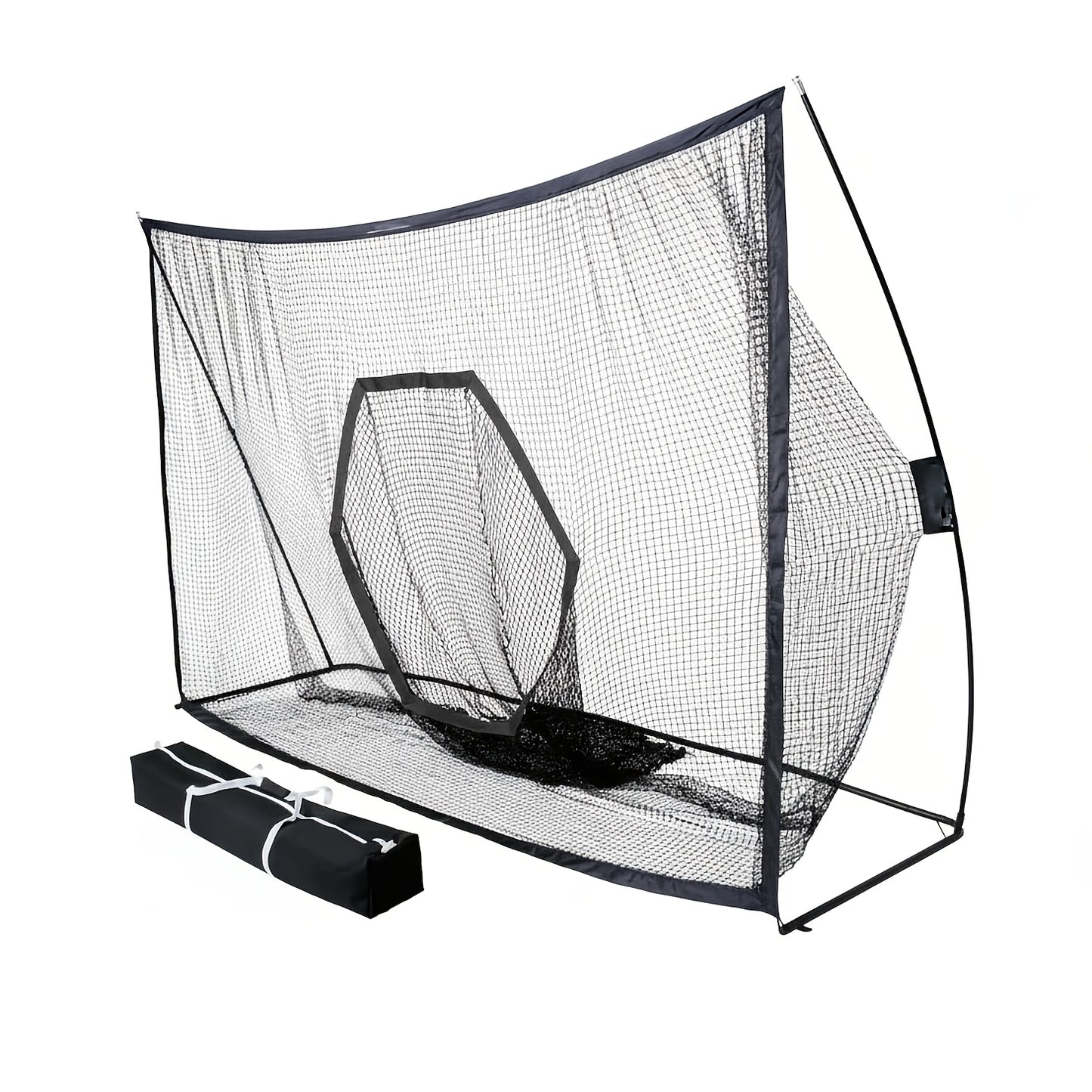 Golf Practice Net with Target & Swing Guide - 7x10 FT & 7x7 FT Driving Range Training Net, Easy Assembly, Indoor Outdoor Use, Professional Golf Training Aid for Backyard Home