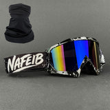Sprinkle black-framed colored lenses + headscarf
