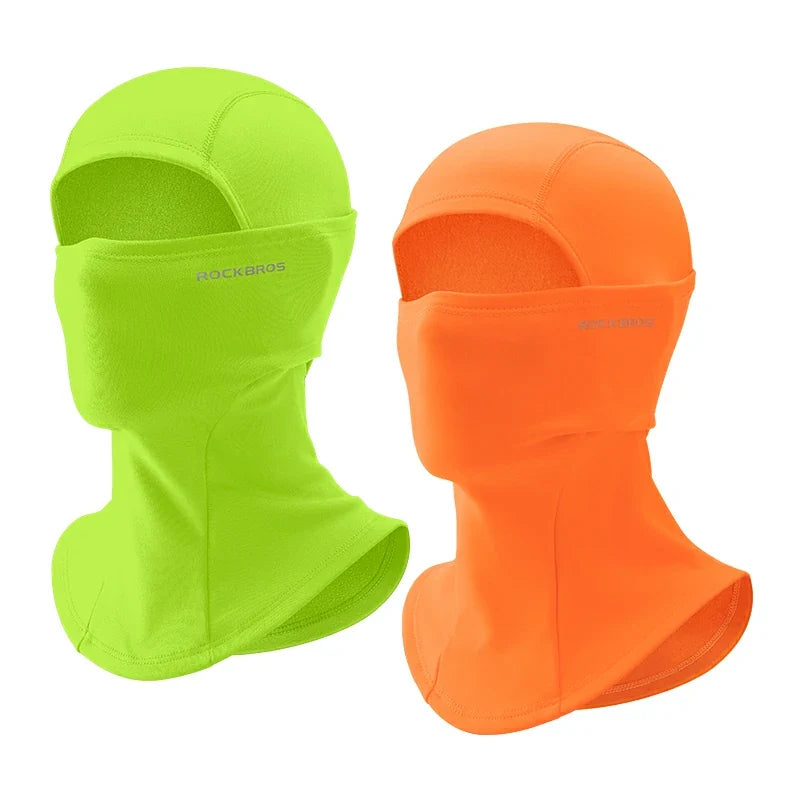 Balaclava Mask Green / Orange2 option