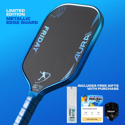Pickleball Paddle Elongated / Metallic Cobalt TPS Kit option