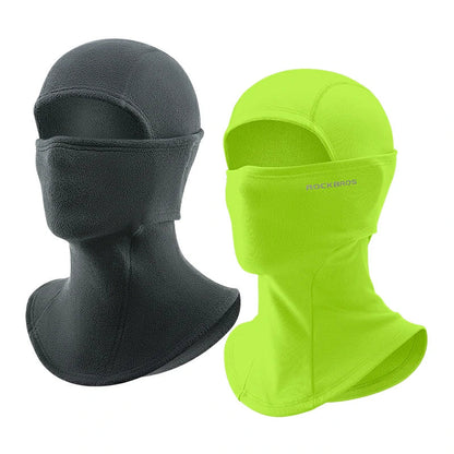 Balaclava Mask Green / Thick-fleece-Deepgray2 option