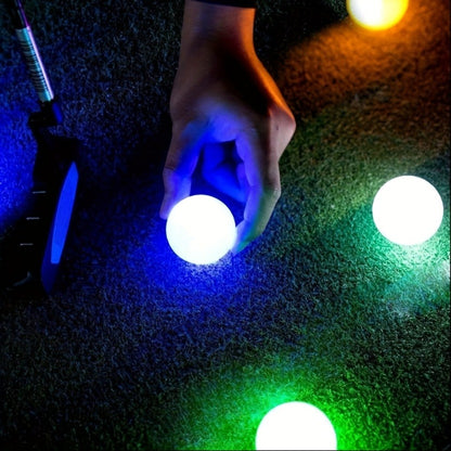 LED Golf Balls Glow in the Dark – 6 Pack Multi-Color Light Up Golf Balls for Night Play, Impact Activated, 40Hr Battery, Fun Gift for Men Women Beginners