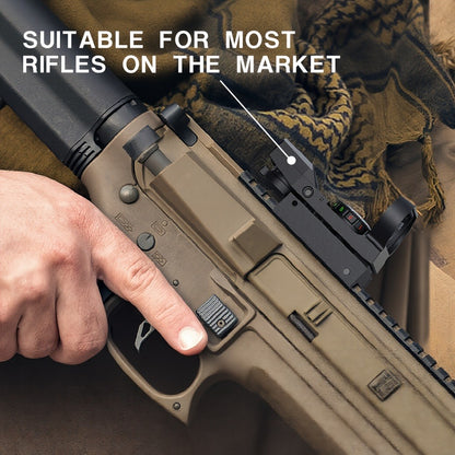 Red Green Dot Sight 33mm with 4 Reticle Modes – Dual Illuminated Rifle Scope, 1x Magnification, 1 MOA Adjustment, Parallax-Free Rail Mount Optic for Hunting, Target Shooting & Tactical Use on Rifles Shotguns Carbines