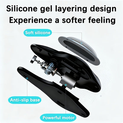 Pelvic Floor Trainer Electric Massage Cushion – 6 Vibration Modes, Wireless Rechargeable, Hip & Leg Muscle Training for Men Women, Home Gym Office Use