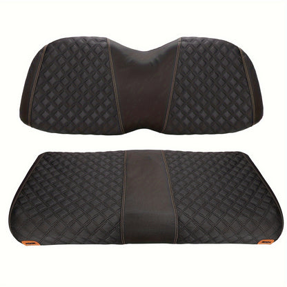 Golf Cart Seat Covers for Club Car Precedent Front Seat 1680D Oxford Cloth No Drilling Required Breathable Washable Air Dry Soft Protective Seat Kit