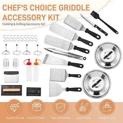 Backpacking Cookware Mess Kit 19/27pcs – Non-Stick Pot Pan Kettle with Stainless Steel Cutlery, Lightweight Camping Cook Set for Open Fire, Hiking & Outdoor Cooking