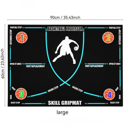 Basketball Footwork Training Mat, Anti-Slip & Step Guidance