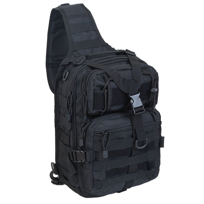 Tactical Chest Bag – Single Shoulder Crossbody Sling Pack for Hiking, Patrol & Outdoor EDC, Adjustable Strap, Multi-Pocket