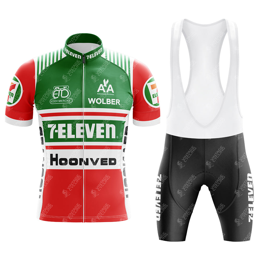 Original retro cycling jersey and bib shorts full set