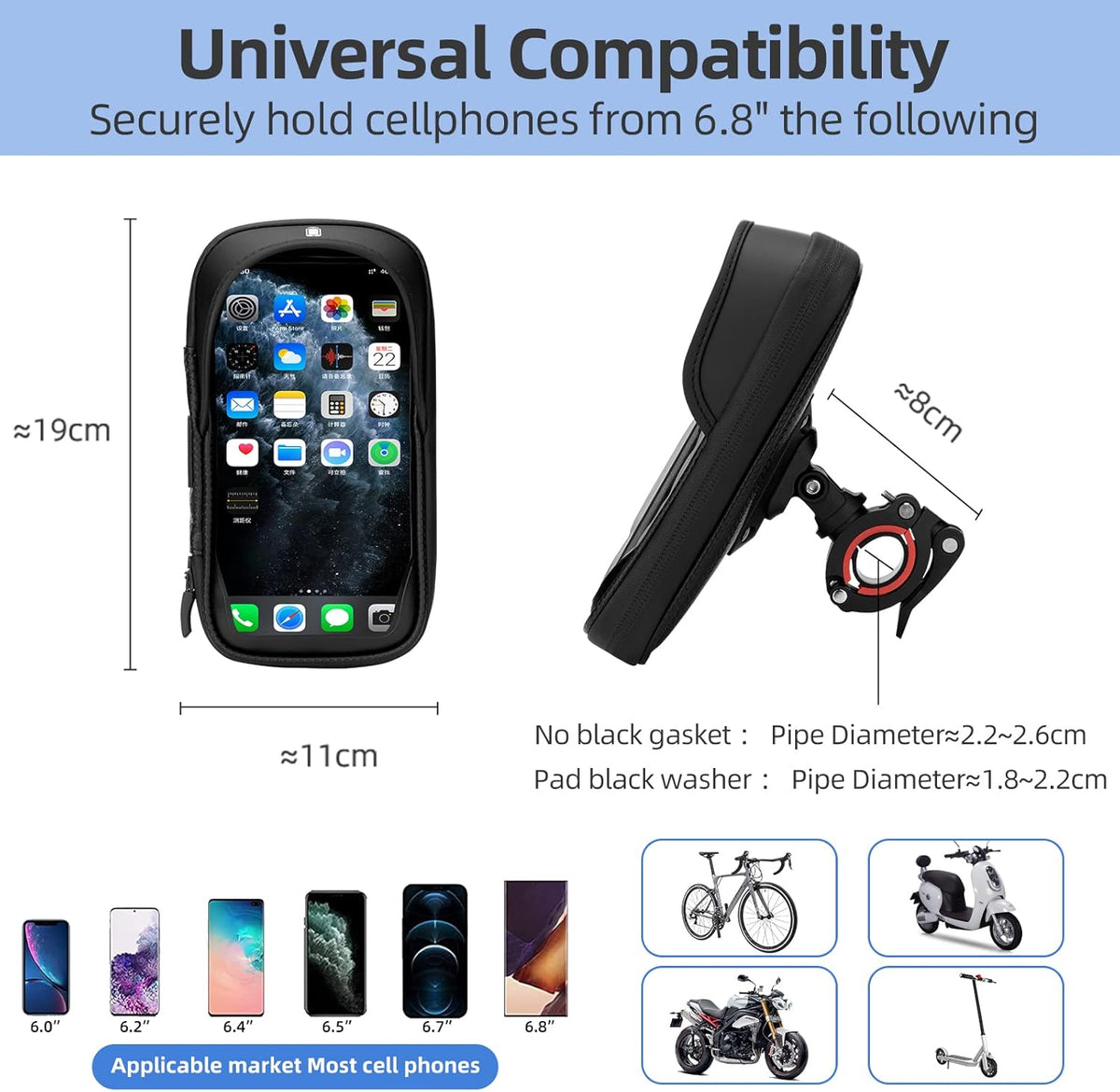 Handlebar Phone Bag