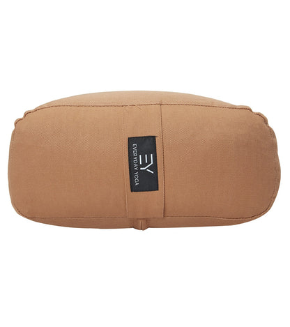 Everyday Yoga Hazelnut Yoga Bolster. This supportive yoga bolster by Everyday Yoga in a hazelnut color is perfect for enhancing your yoga practice.