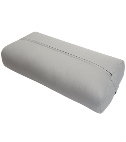 Everyday Yoga Slate Yoga Bolster, designed for yoga practice, provides excellent support and comfort. This rectangular bolster is ideal for enhancing relaxation and stability during various yoga poses.