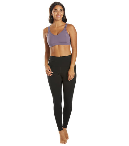Strappy Yoga Sports Bra with a Fully Lined Design and Four-Way Stretch for a Soft Feel During Practice