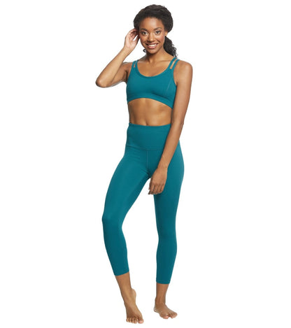 Strappy Yoga Sports Bra with a Fully Lined Design and Four-Way Stretch for a Soft Feel During Practice