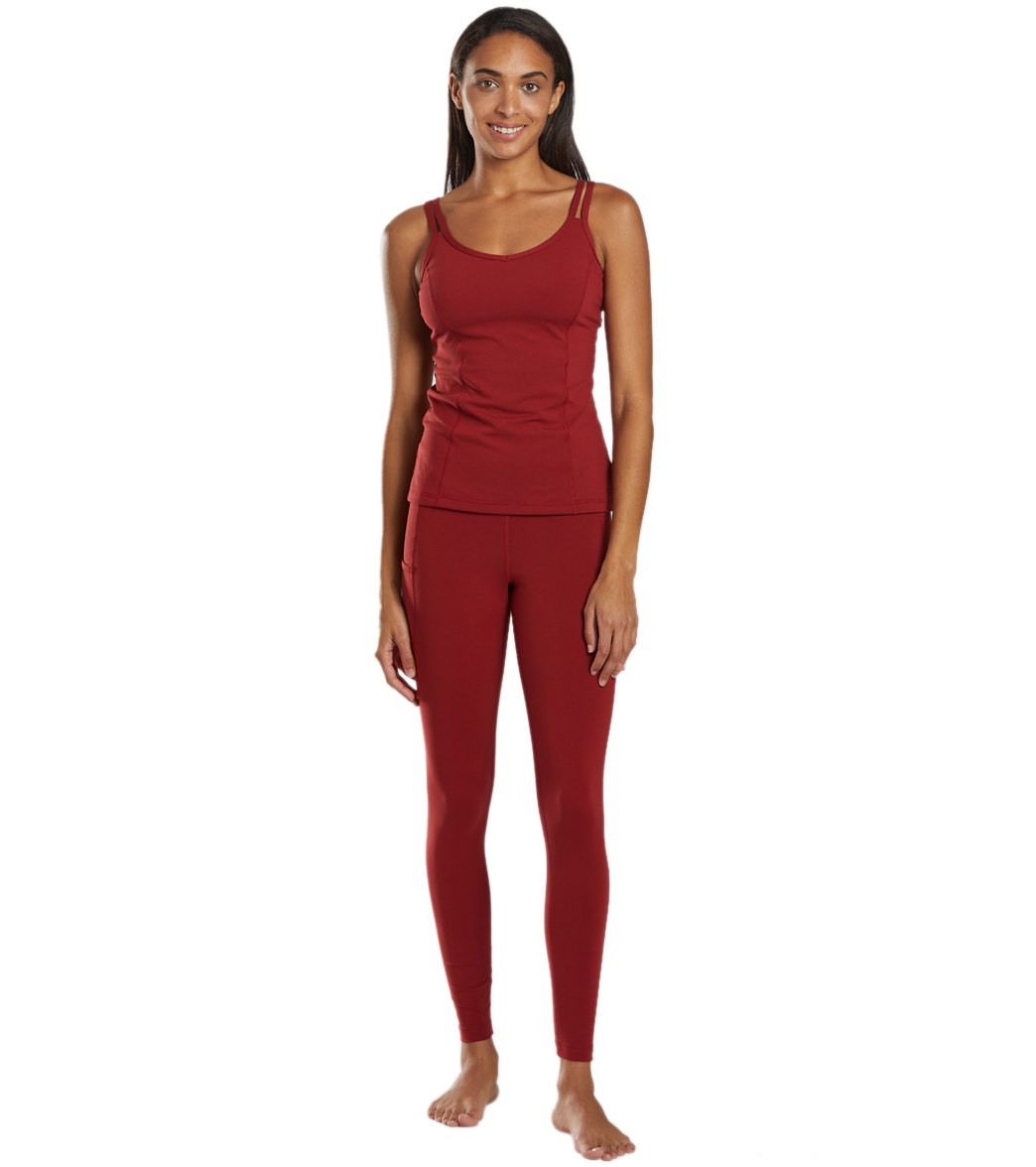 Yoga Tank Top with a Built-In Shelf Bra and Four-Way Stretch for a Close Fit During Practice