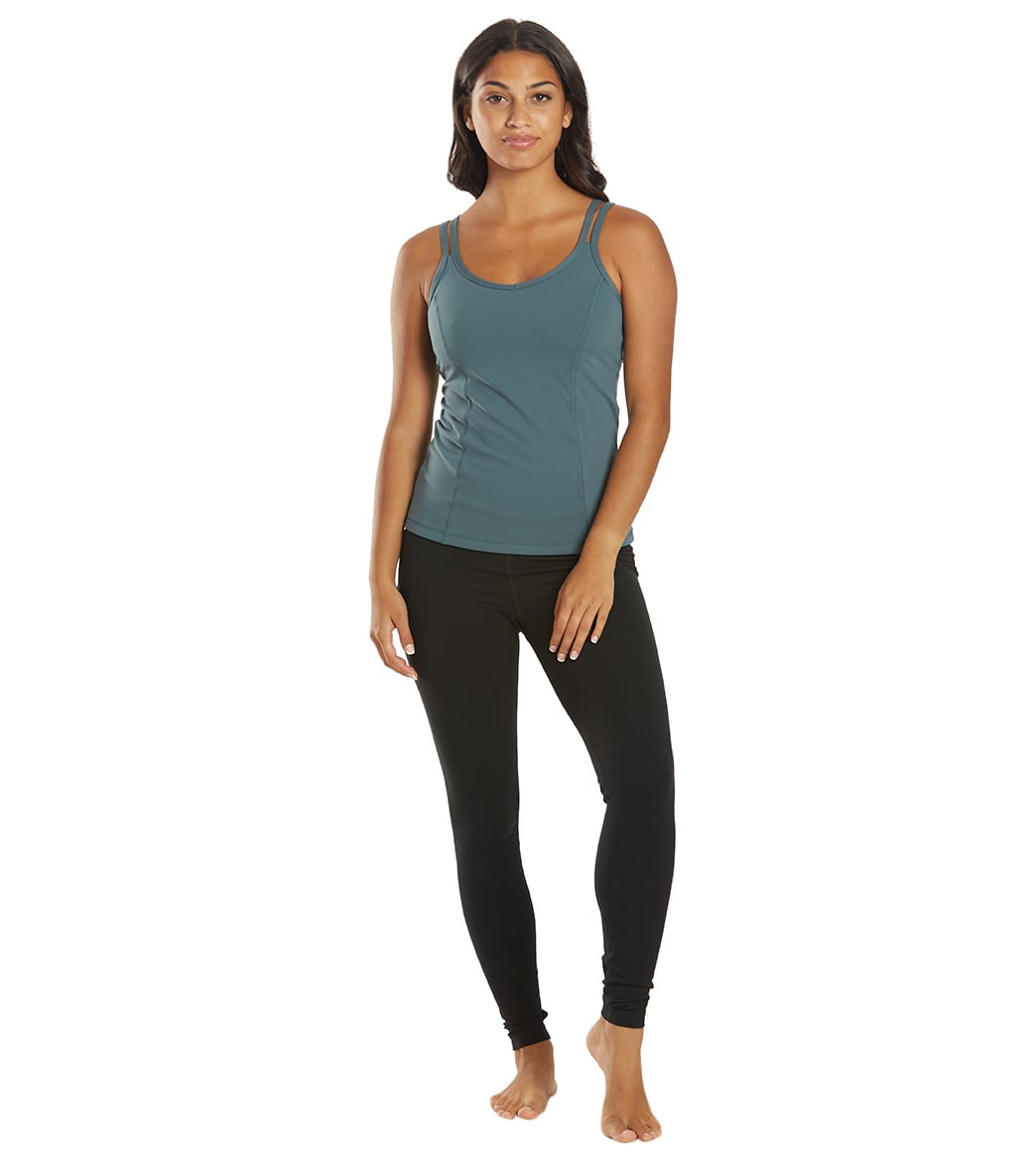 Yoga Tank Top with a Built-In Shelf Bra and Four-Way Stretch for a Close Fit During Practice