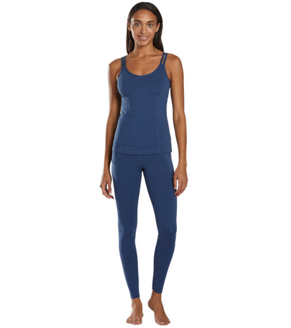 Yoga Tank Top with a Built-In Shelf Bra and Four-Way Stretch for a Close Fit During Practice