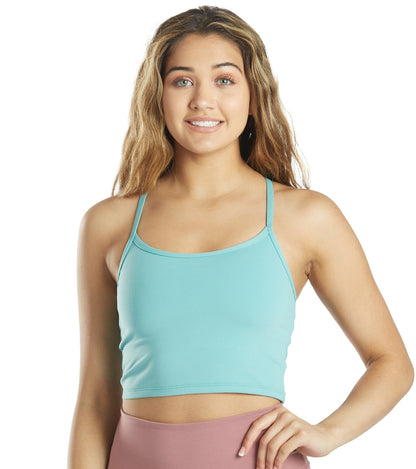 Women's recycled stretch crop tank, original gallery image 63