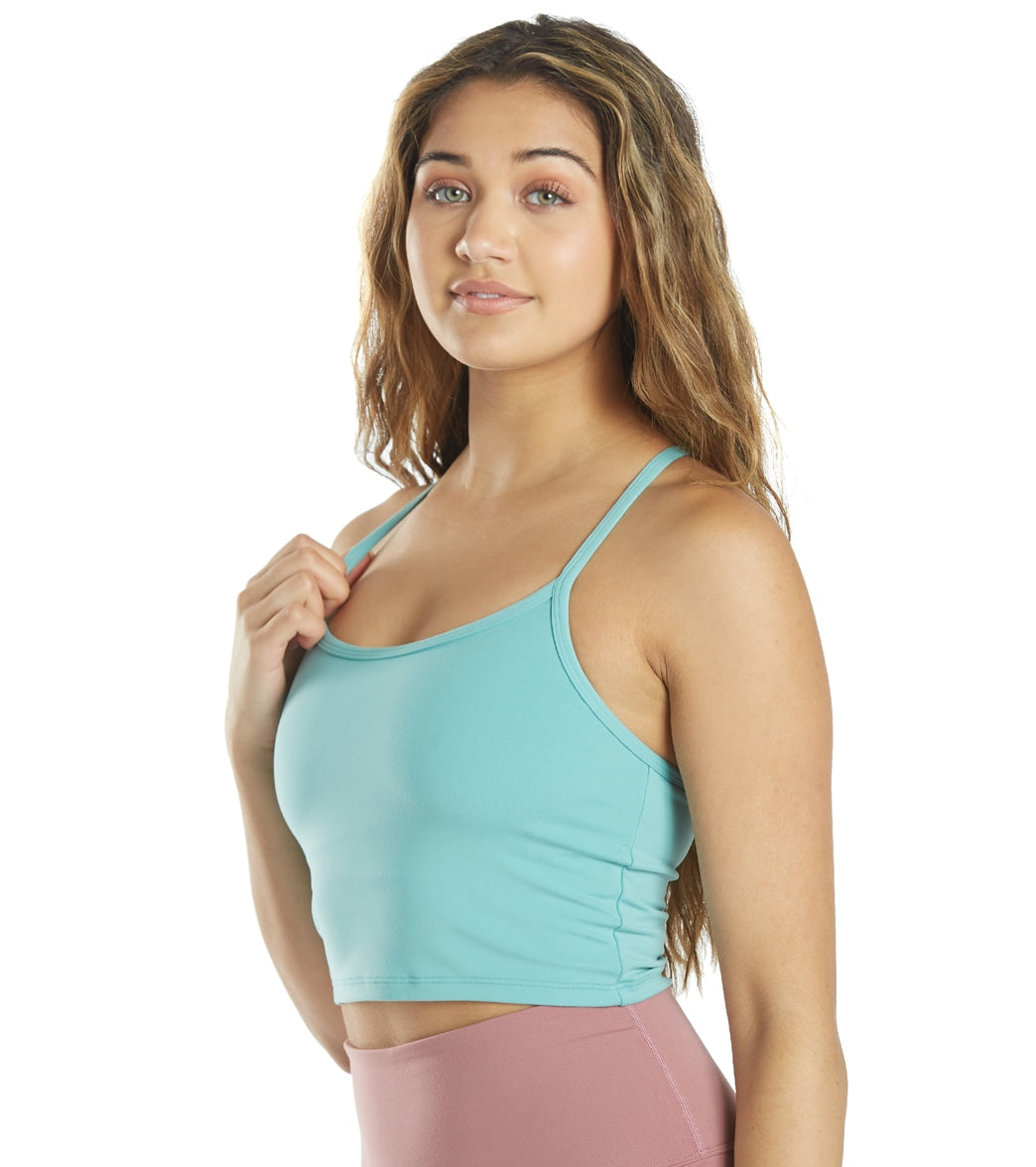Women's recycled stretch crop tank, original gallery image 66