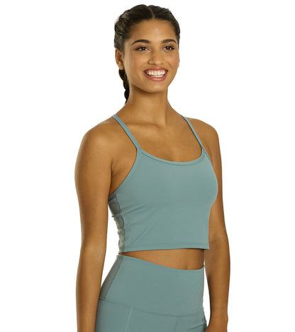 Women's recycled stretch crop tank, original gallery image 79
