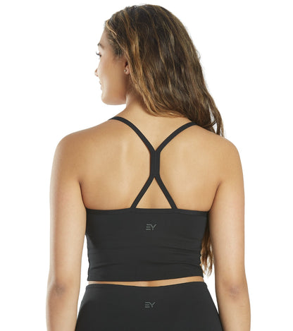 Women's recycled stretch crop tank, original gallery image 33