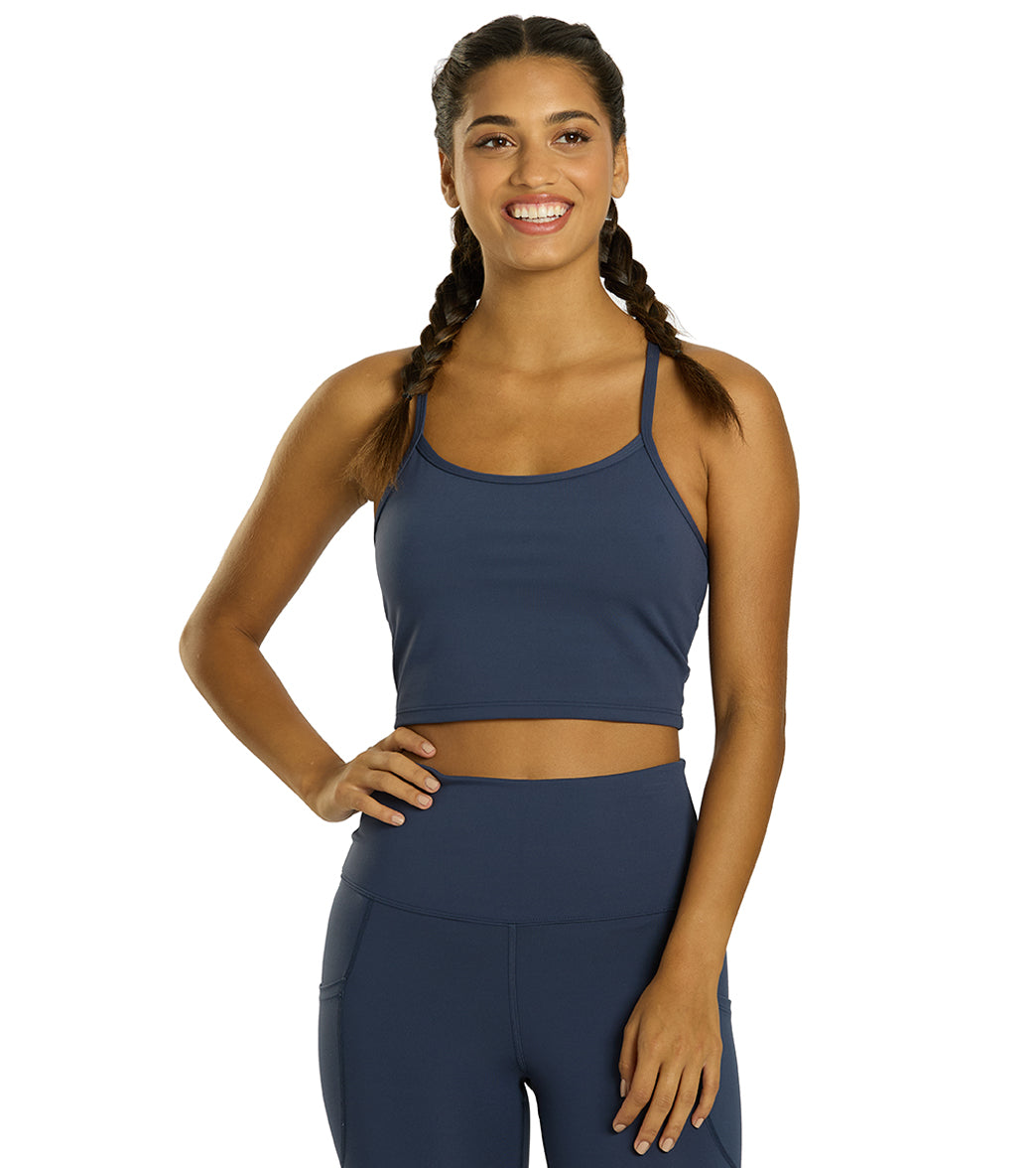 Women's recycled stretch crop tank, original gallery image 16