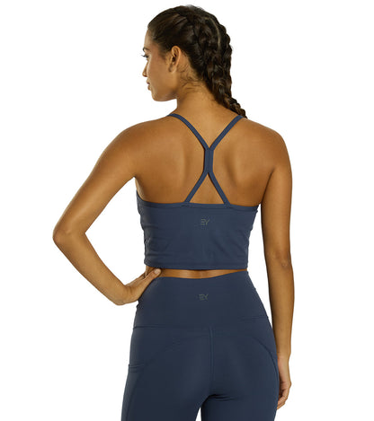 Women's recycled stretch crop tank, original gallery image 14