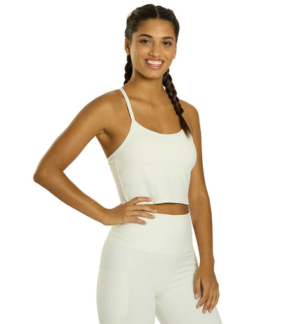 Women's recycled stretch crop tank, original gallery image 85