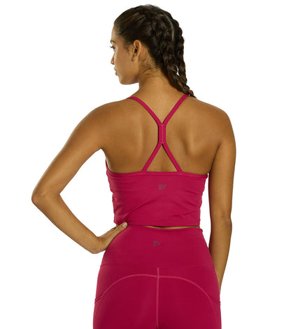 Women's recycled stretch crop tank, original gallery image 95