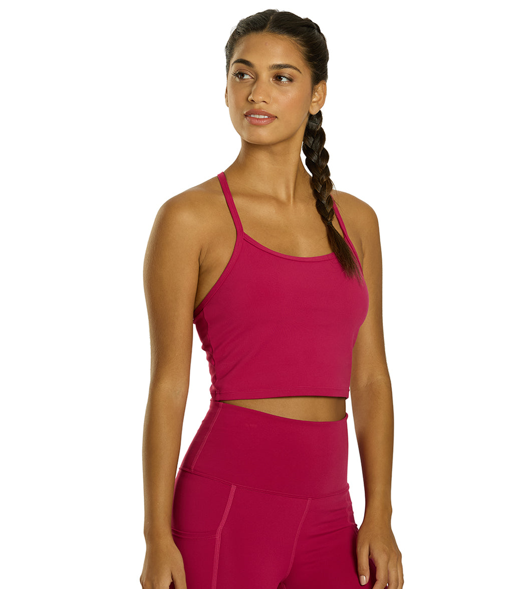 Women's recycled stretch crop tank, original gallery image 97