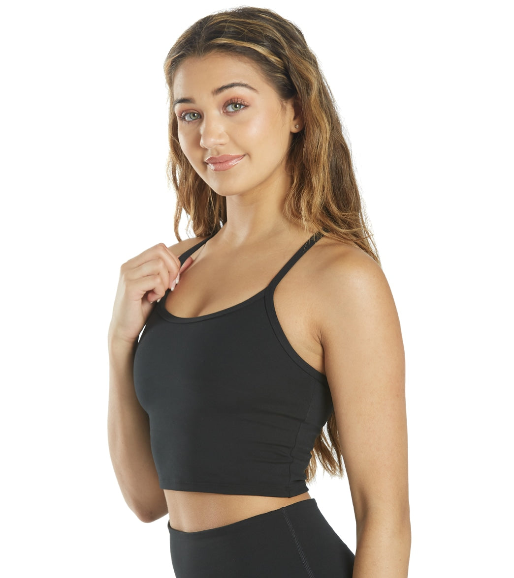 Women's recycled stretch crop tank, original gallery image 105