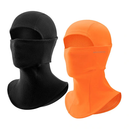 Balaclava Mask Orange / Thick-fleece-Black2 option
