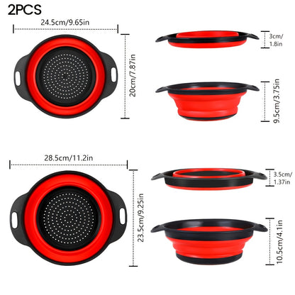 Stainless Steel Mixing Bowl Set 26pcs with Sealed Lids – 6 Bowls (0.7–3.6 Qt), 2 Colanders & 3 Sharpening Tools – Nesting Kitchen Bowls for Baking, Salad, Mixing, Storage & Camping