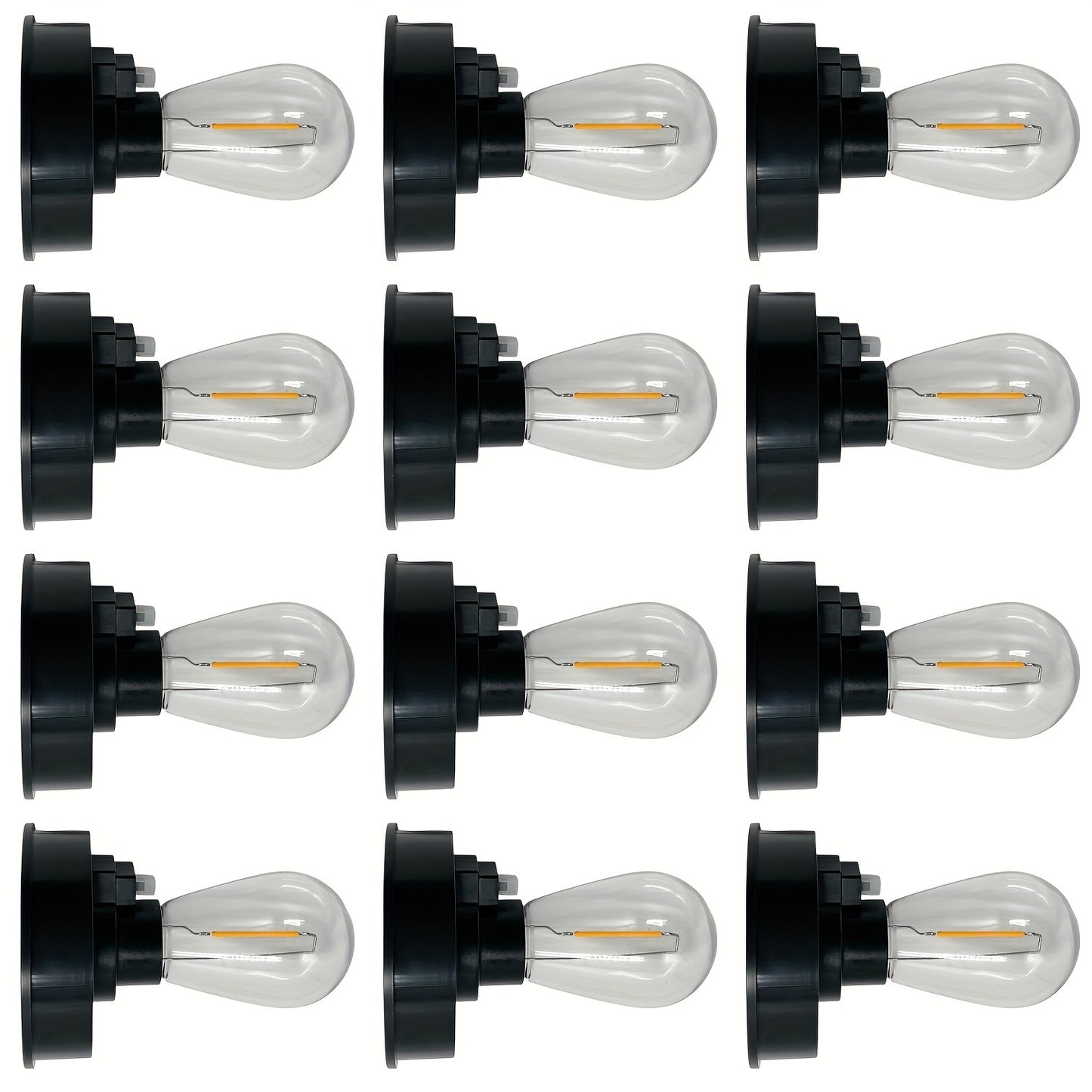 Solar Lantern Replacement Bulb IP65 Waterproof – Outdoor Solar Light Accessory, Top Bulb Replacement Kit | 2, 6 or 12 Pack