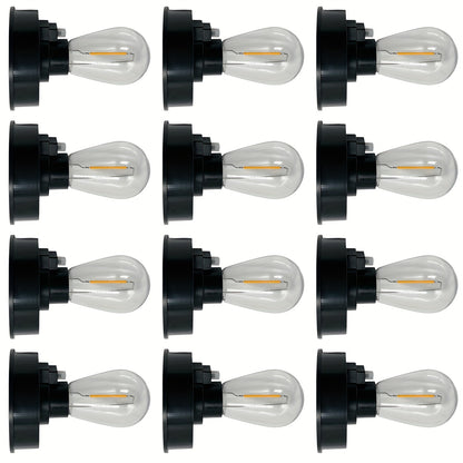 Solar Lantern Replacement Bulb IP65 Waterproof – Outdoor Solar Light Accessory, Top Bulb Replacement Kit | 2, 6 or 12 Pack
