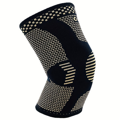 Knee Brace with Patella Gel Pad & Side Stabilizers – Open Patella Support for Running, Cycling, Tennis, Volleyball & Outdoor Sports | Men & Women