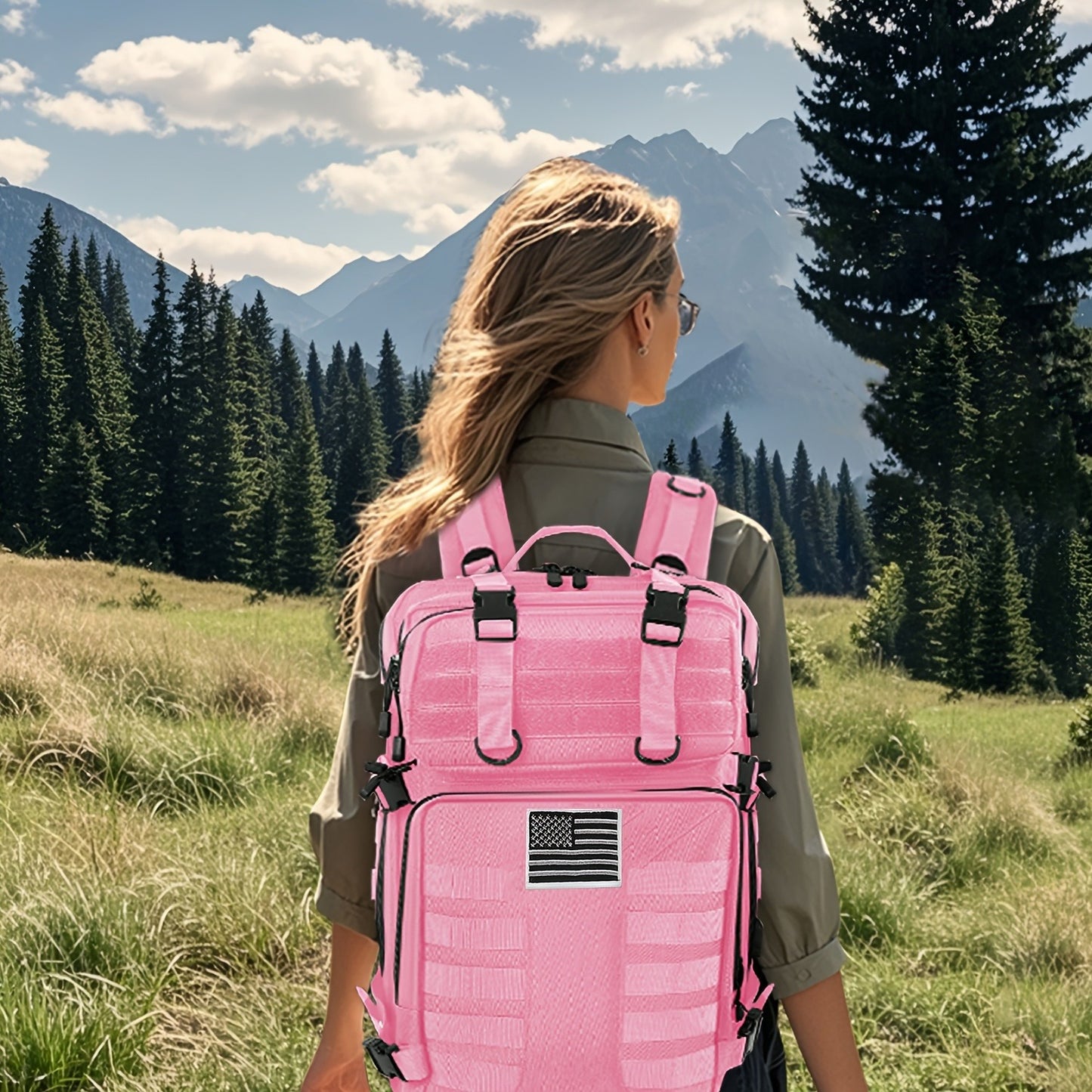 Tactical Military Backpack 50L – Large Capacity Molle Rucksack for Camping, Hiking, Hunting, Fishing & Travel, Unisex with Multiple Color Options