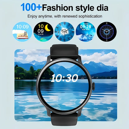 Fitness Tracker Smartwatch for Men & Women – 1.28" Display, Sleep Monitor, Step Counter, Distance Tracker, Running & Gym