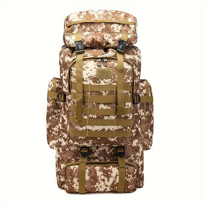Tactical Backpack for Men & Women – Lightweight Packable Hiking Backpack 21L, Multi-Compartment Camping Rucksack with Adjustable Straps, Waterproof Outdoor Daypack for Camping, Trekking & Travel