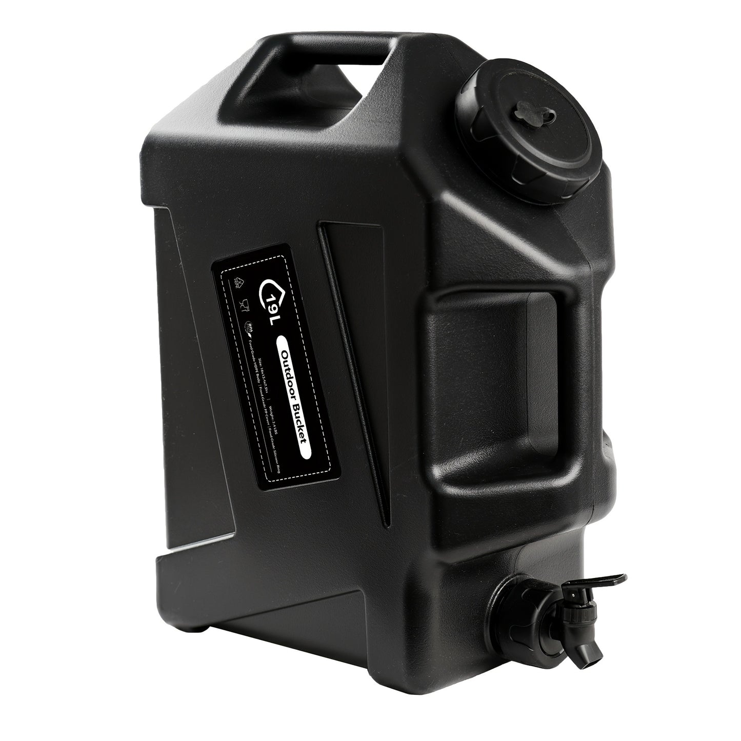 Water Storage Container with Spigot 2 Handles BPA Free PVC Collapsible Water Jug for Camping Outdoor RV Hiking Emergency Survival Portable Water Tank 3.2Gal 5Gal 2.6Gal Multi-Color Options